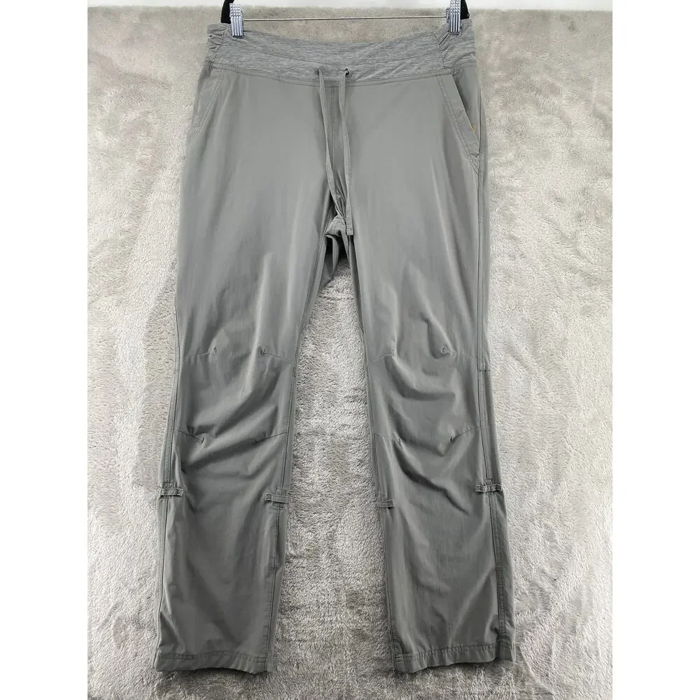 Duluth Trading Dry on the Fly Hiking Pants Womens 12x31 Gray Lightweight Travel